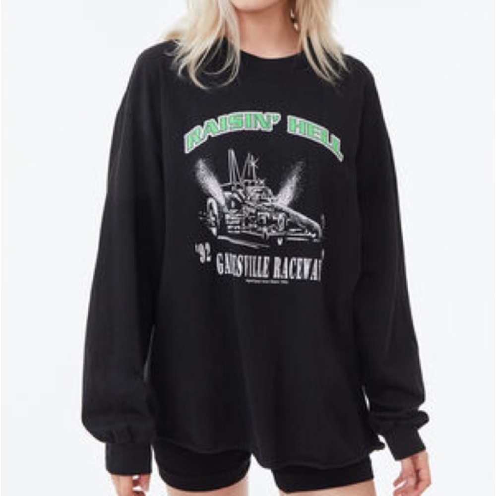 Waffle graphic pullover John galt